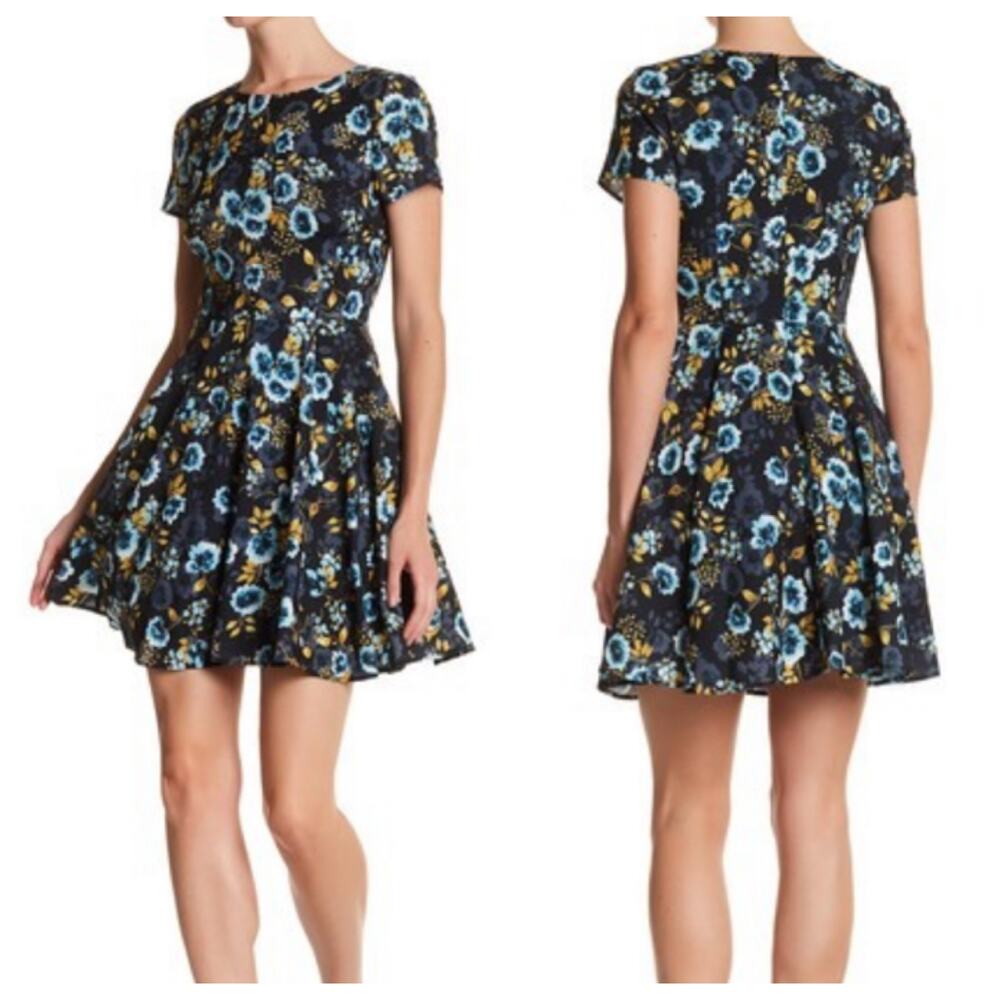 NWT Yumi Kim Midnight Garden Short Sleeve Dress Sz Small